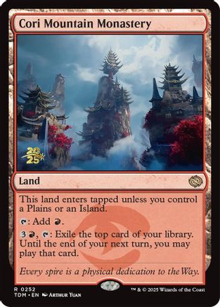 Image of Cori Mountain Monastery (PRE-252) - Prerelease Cards Foil