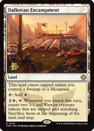 Image of Dalkovan Encampment (PRE-253) - Prerelease Cards Foil