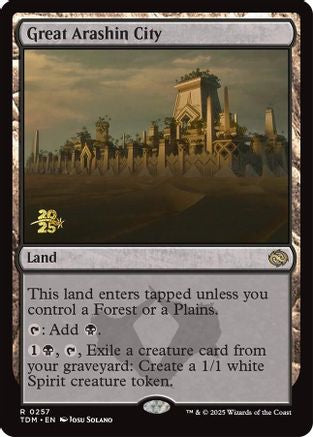 Image of Great Arashin City (PRE-257) - Prerelease Cards Foil