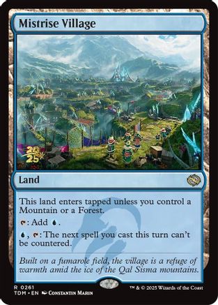 Image of Mistrise Village (PRE-261) - Prerelease Cards Foil