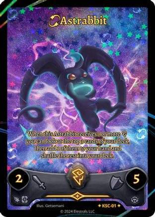 Image of Astrabbit (Full Art) (Stellar) (KSC-01) - Clash Promos Holo