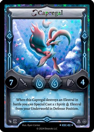 Image of Capregal (Stellar) (KSC-02) - Clash Promos Holo