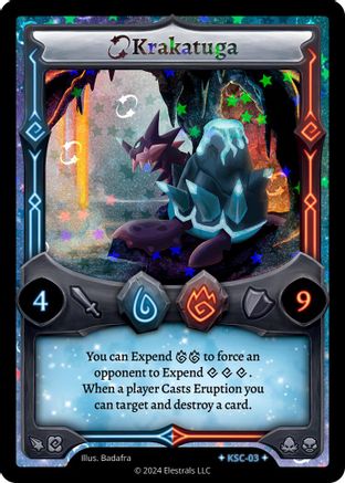 Image of Krakatuga (Stellar) (KSC-03) - Clash Promos Holo
