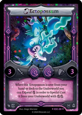 Image of Ectopossum (Stellar) (KSC-08) - Clash Promos Holo
