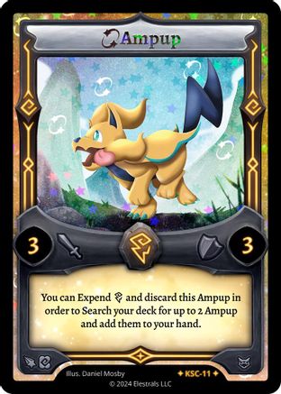 Image of Ampup (Stellar) (KSC-11) - Clash Promos Holo