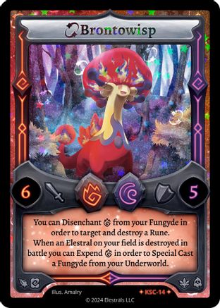 Image of Brontowisp (Stellar) (KSC-14) - Clash Promos Holo