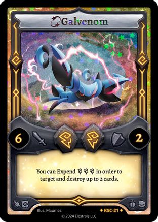 Image of Galvenom (Stellar) (KSC-21) - Clash Promos Holo