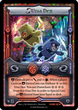 Image of Ursa Den (Stellar) (KSC-22) - Clash Promos Holo