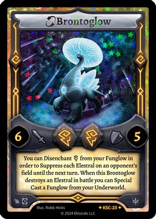 Image of Brontoglow (Stellar) (KSC-23) - Clash Promos Holo