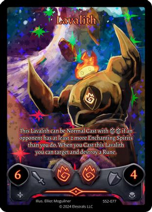 Image of Lavalith (SS2-077) - Shattered Stars Chapter 2 SS2 Holo