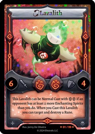 Image of Lavalith (Serialized) (/99) - Shattered Stars Chapter 2 SS2 Holo