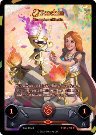 Image of Torchin - Champion of Hestia (Serialized) (/10) - Shattered Stars Chapter 2 SS2 Holo