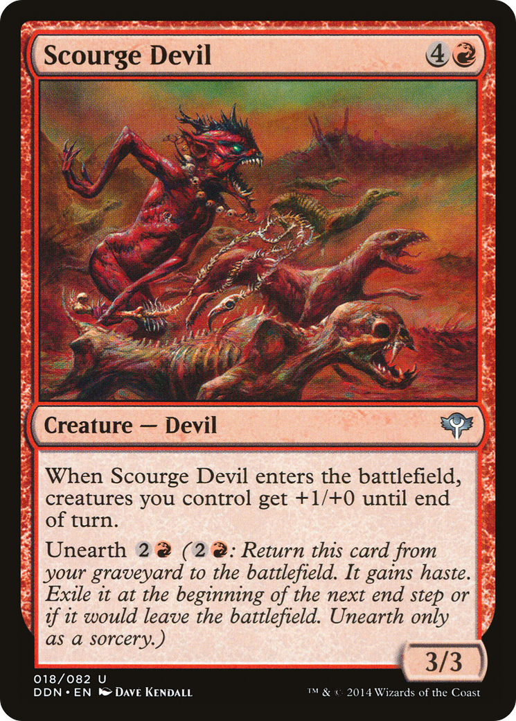 Image of Scourge Devil (DDN-018) - Duel Decks: Speed vs. Cunning