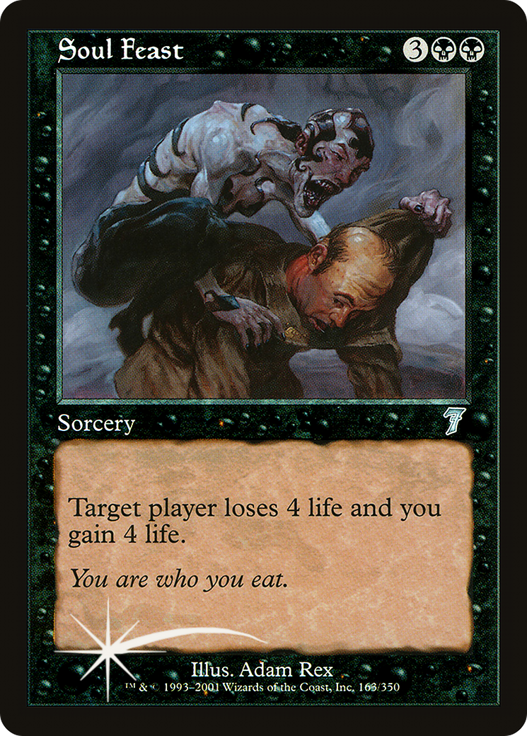 Image of Soul Feast (7ED-163) - 7th Edition Foil