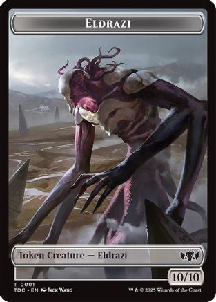 Image of Eldrazi // Citizen Double-Sided Token (TDC-1 // 26) - Commander: Tarkir: Dragonstorm