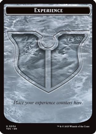 Image of Experience // Treasure Double-Sided Token (TDC-34 // 16) - Commander: Tarkir: Dragonstorm