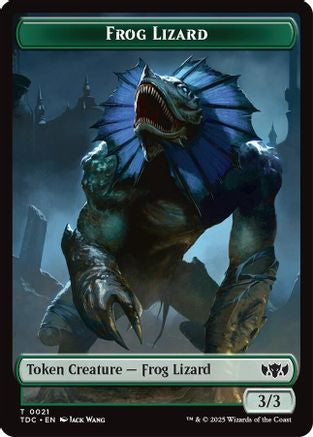 Image of Frog Lizard // Dragon (0014) Double-Sided Token (TDC-21 // 14) - Commander: Tarkir: Dragonstorm