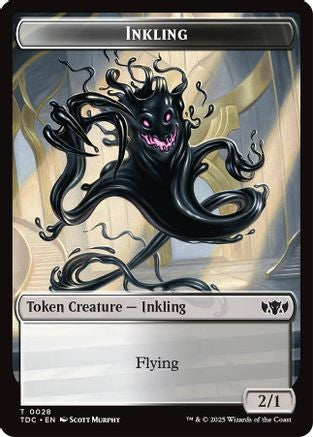 Image of Inkling // Insect (0023) Double-Sided Token (TDC-28 // 23) - Commander: Tarkir: Dragonstorm