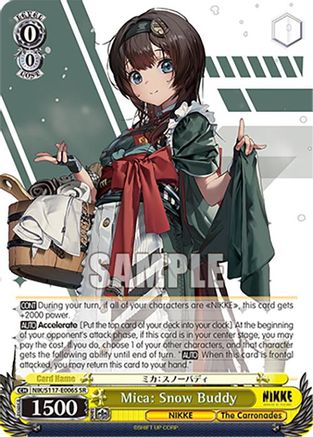 Image of Mica: Snow Buddy (SR) (NIK/S117-E006S SR) - GODDESS OF VICTORY: NIKKE