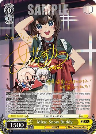 Image of Mica: Snow Buddy (SP) (NIK/S117-E006SP SP) - GODDESS OF VICTORY: NIKKE