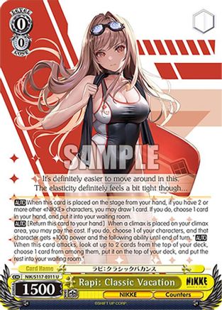 Image of Rapi: Classic Vacation (NIK/S117-E011 U) - GODDESS OF VICTORY: NIKKE