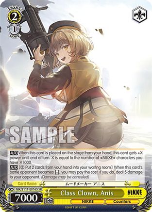 Image of Class Clown, Anis (SR) (NIK/S117-E016S SR) - GODDESS OF VICTORY: NIKKE