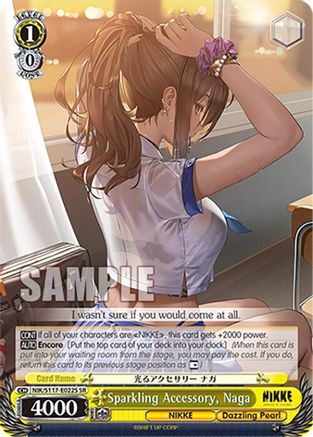 Image of Sparkling Accessory, Naga (SR) (NIK/S117-E022S SR) - GODDESS OF VICTORY: NIKKE
