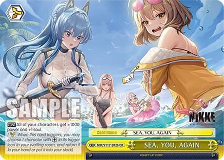 Image of SEA, YOU, AGAIN (NIK/S117-E026 CR) - GODDESS OF VICTORY: NIKKE