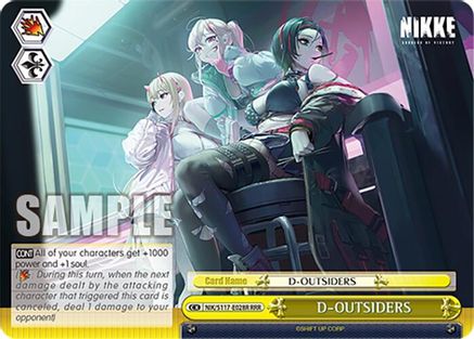 Image of D-OUTSIDERS (RRR) (NIK/S117-E028R RRR) - GODDESS OF VICTORY: NIKKE