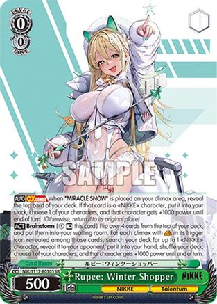 Image of Rupee: Winter Shopper (SR) (NIK/S117-E030S SR) - GODDESS OF VICTORY: NIKKE