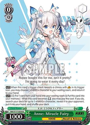 Image of Anne: Miracle Fairy (NIK/S117-E034 R) - GODDESS OF VICTORY: NIKKE