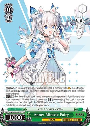 Image of Anne: Miracle Fairy (SR) (NIK/S117-E034S SR) - GODDESS OF VICTORY: NIKKE