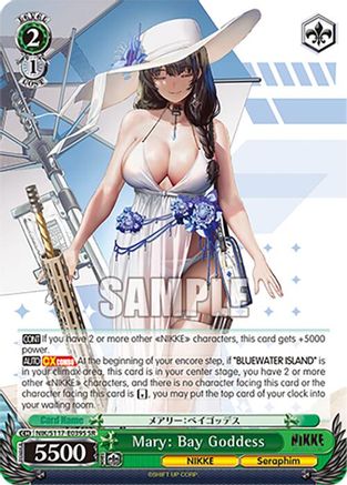 Image of Mary: Bay Goddess (SR) (NIK/S117-E039S SR) - GODDESS OF VICTORY: NIKKE