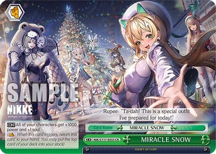 Image of MIRACLE SNOW (NIK/S117-E055 CR) - GODDESS OF VICTORY: NIKKE
