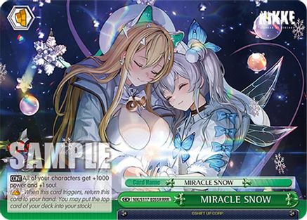 Image of MIRACLE SNOW (RRR) (NIK/S117-E055R RRR) - GODDESS OF VICTORY: NIKKE