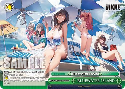 Image of BLUEWATER ISLAND (RRR) (NIK/S117-E057R RRR) - GODDESS OF VICTORY: NIKKE