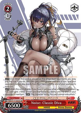 Image of Noise: Classic Diva (SR) (NIK/S117-E064S SR) - GODDESS OF VICTORY: NIKKE
