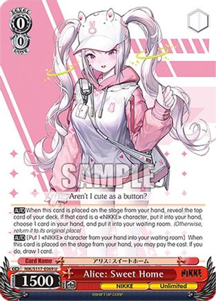 Image of Alice: Sweet Home (NIK/S117-E069 U) - GODDESS OF VICTORY: NIKKE