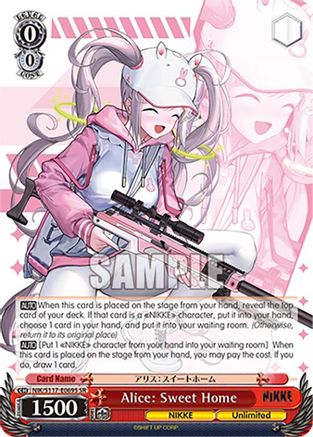 Image of Alice: Sweet Home (SR) (NIK/S117-E069S SR) - GODDESS OF VICTORY: NIKKE