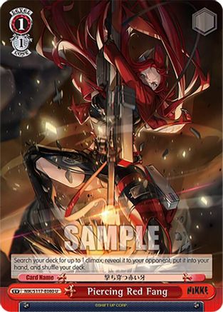 Image of Piercing Red Fang (NIK/S117-E080 U) - GODDESS OF VICTORY: NIKKE