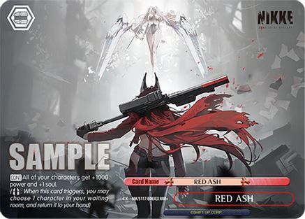 Image of RED ASH (RRR+) (NIK/S117-E083EX RRR+) - GODDESS OF VICTORY: NIKKE
