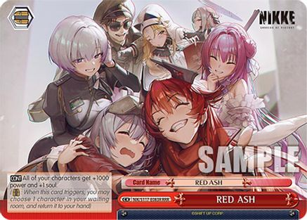 Image of RED ASH (RRR) (NIK/S117-E083R RRR) - GODDESS OF VICTORY: NIKKE