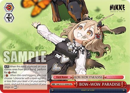 Image of BOW-WOW PARADISE (NIK/S117-E084 CR) - GODDESS OF VICTORY: NIKKE