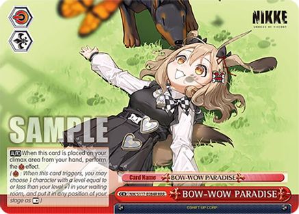 Image of BOW-WOW PARADISE (RRR) (NIK/S117-E084R RRR) - GODDESS OF VICTORY: NIKKE