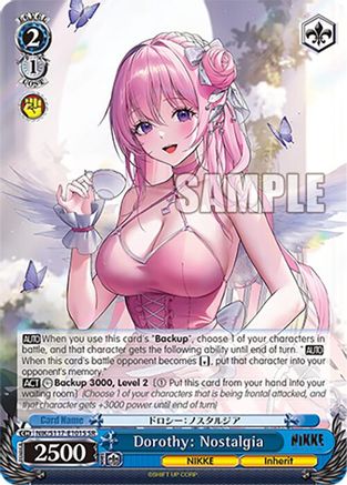 Image of Dorothy: Nostalgia (SR) (NIK/S117-E101S SR) - GODDESS OF VICTORY: NIKKE