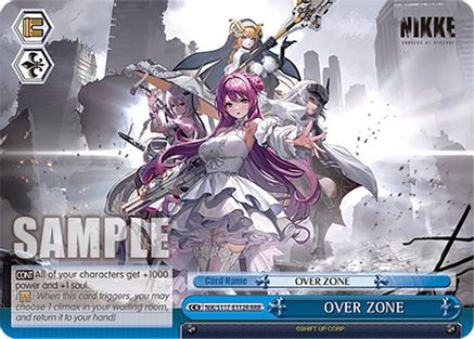 Image of OVER ZONE (RRR) (NIK/S117-E112R RRR) - GODDESS OF VICTORY: NIKKE