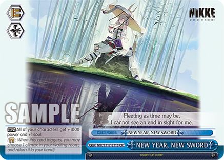 Image of NEW YEAR, NEW SWORD (NIK/S117-E113 CR) - GODDESS OF VICTORY: NIKKE