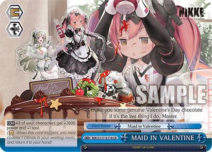 Image of MAID IN VALENTINE (NIK/S117-E114 CR) - GODDESS OF VICTORY: NIKKE