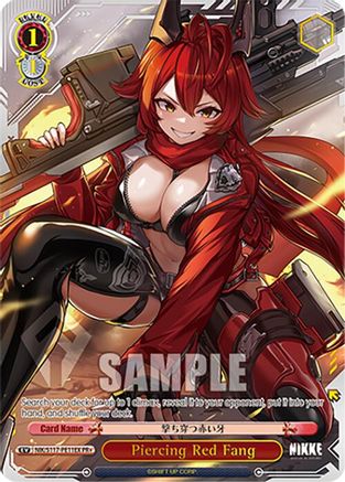 Image of Piercing Red Fang (PR+) (NIK/S117-PE11EX PR+) - GODDESS OF VICTORY: NIKKE