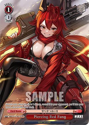 Image of Piercing Red Fang (PR) (Foil) (NIK/S117-PE11S PR) - GODDESS OF VICTORY: NIKKE